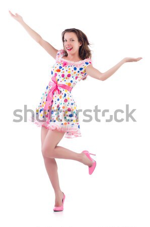 Japanese woman isolated on the white Stock photo © Elnur