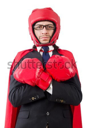 Stock photo: Female magician isolated on white