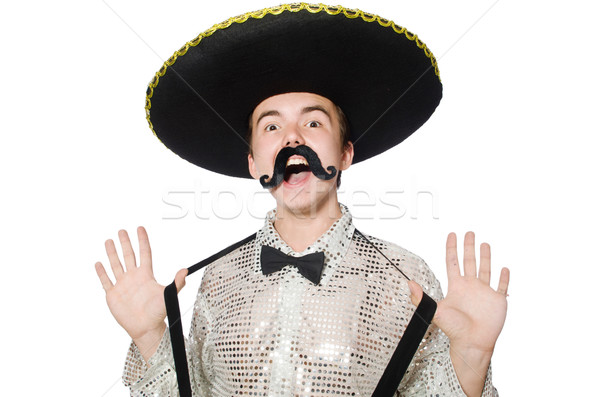 Funny mexican isolated on the white Stock photo © Elnur