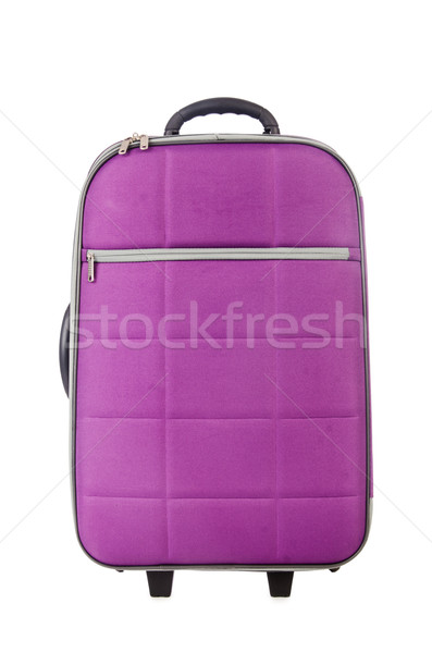 Stockfoto: Reizen · bagage · geïsoleerd · witte · business · achtergrond