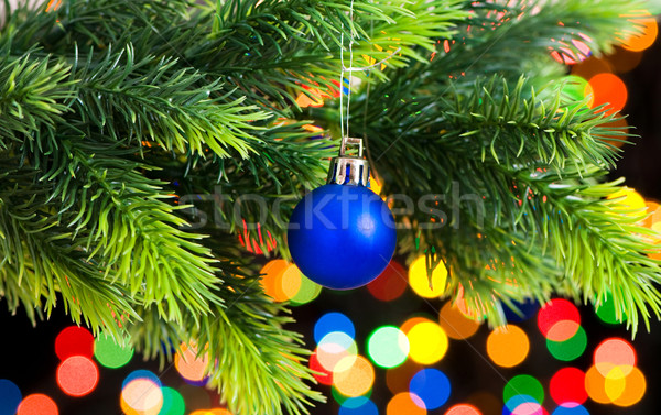 Weihnachten Dekoration Hintergrund Raum Ball Stock foto © Elnur