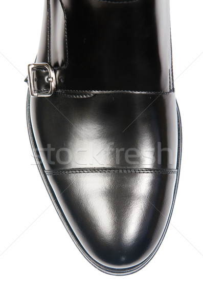 Spitze männlich Schuhe isoliert weiß Mode Stock foto © Elnur