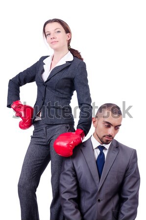 Businessman with red sticks of dynamite in terrorist  concept is Stock photo © Elnur