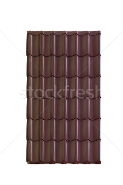 Roof tile isolated on the white Stock photo © Elnur