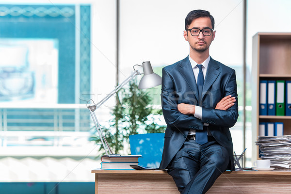 Businessman working in the office  Stock photo © Elnur