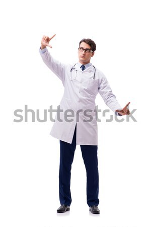 Young doctor isolated on white background Stock photo © Elnur