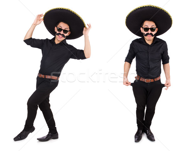 滑稽 男子 墨西哥人 帽子 商業照片 © Elnur