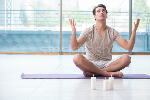 Young handsome man in spa healthcare concept Stock photo © Elnur