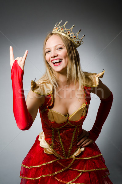 королева красный костюм темно работу костюм Сток-фото © Elnur