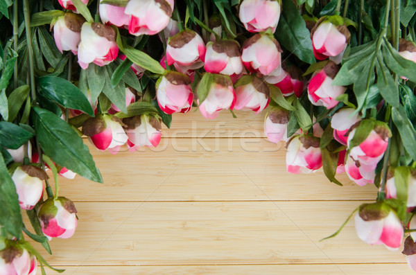 Holiday concept with flowers and copyspace Stock photo © Elnur