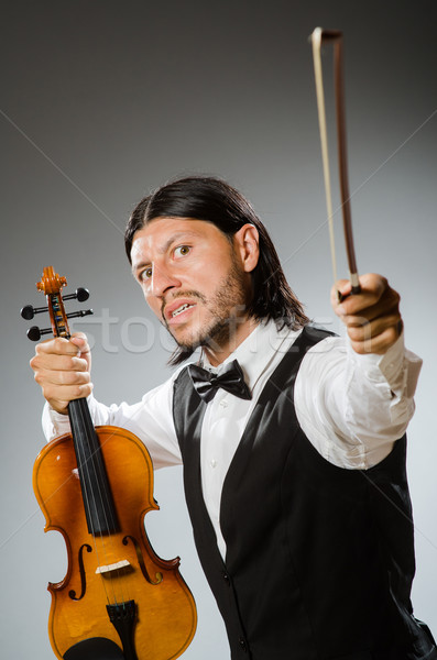 Man playing violin in musical concept Stock photo © Elnur