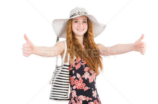 Woman with bag in fashion concept Stock photo © Elnur