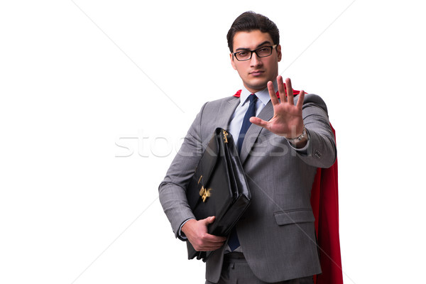 Stockfoto: Zakenman · geïsoleerd · witte · business · achtergrond