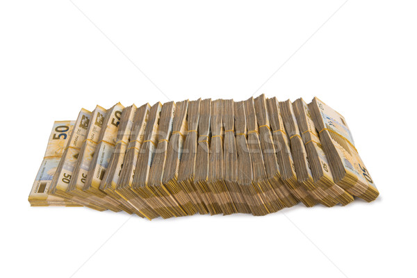 Stack of money isolated on the white Stock photo © Elnur