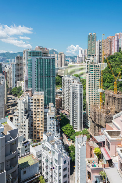 Foto stock: Ver · Hong · Kong · dia · céu · edifício · cidade