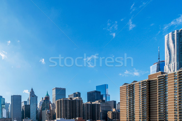 Panorama of downtown Manhattan Stock photo © Elnur