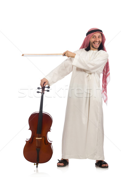 Arab man playing musical instrument Stock photo © Elnur