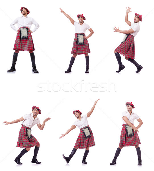 Tradizioni persona indossare dancing divertimento vestiti Foto d'archivio © Elnur