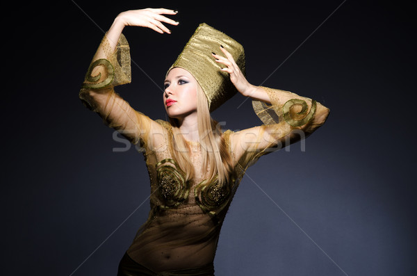 Młodych model egipcjanin piękna kobieta twarz Zdjęcia stock © Elnur
