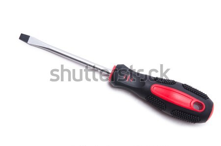 Stock photo: Screwdriver set isolated on the white background