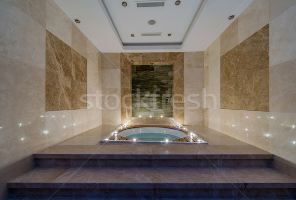 Spa room with burning candles Stock photo © Elnur