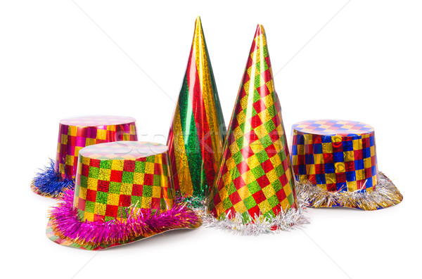Party hats isolated on the white background Stock photo © Elnur