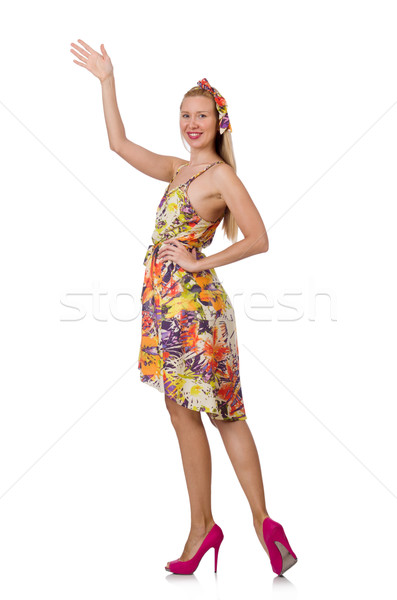 Młoda kobieta moda kobieta ręce ubrania biały Zdjęcia stock © Elnur