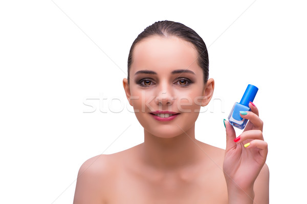 Woman in hand treatment manicure concept Stock photo © Elnur