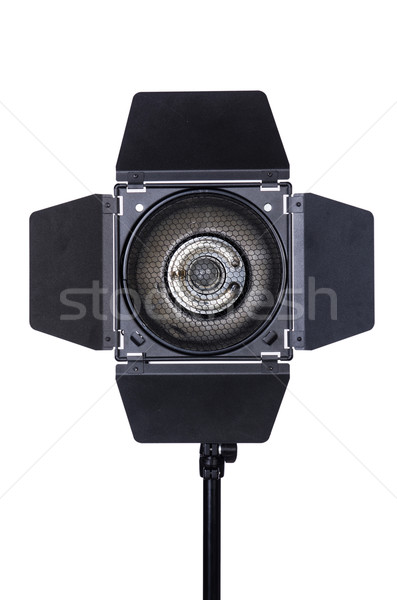 Studio light stand isolated on the white Stock photo © Elnur