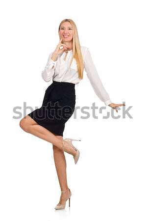 Jungen Rotschopf Mädchen fest Leggings Frau Stock foto © Elnur