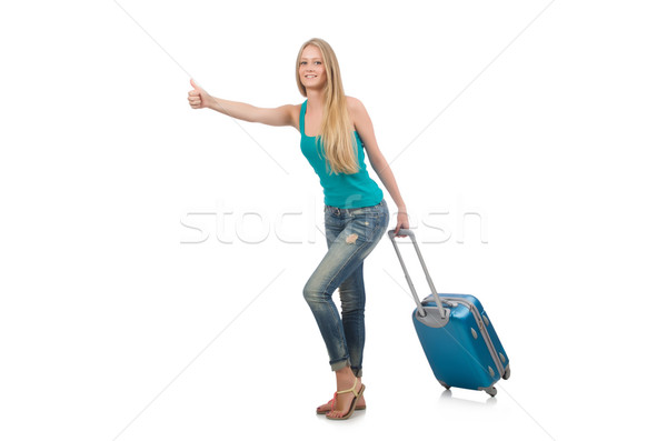 Travelling tourism concept isolated on white Stock photo © Elnur