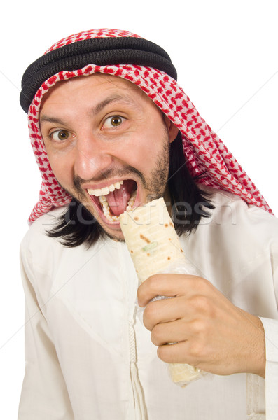 Arab man earing wrap isolated on white Stock photo © Elnur