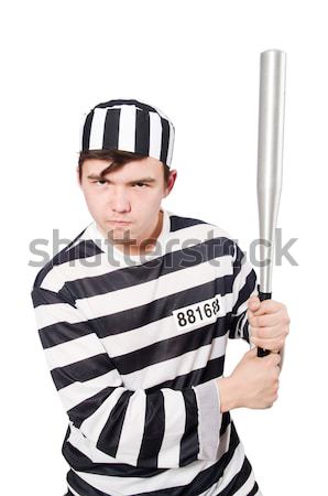 Prisoner isolated on the white background Stock photo © Elnur