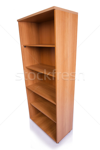 Stock photo: Office cabinet shelf isolated on white background