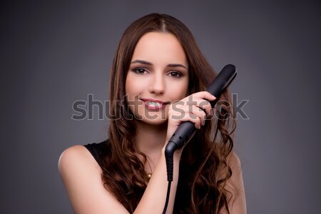 Stockfoto: Mooie · vrouw · make · schoonheid · oog · ogen