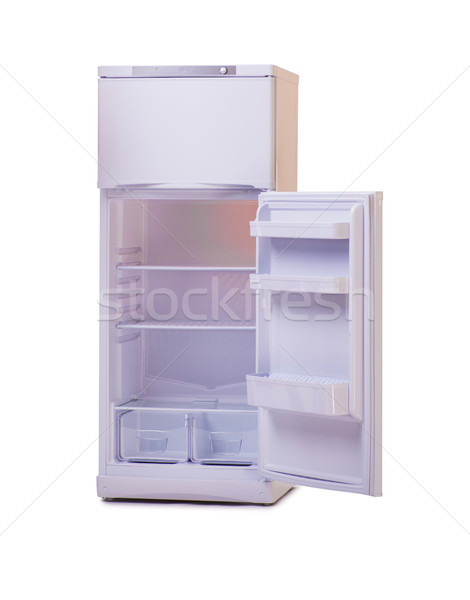 Modern fridge isolated on white background Stock photo © Elnur