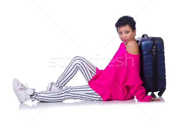 Woman preparing for summer vacation Stock photo © Elnur