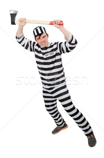 Funny prison inmate in concept Stock photo © Elnur