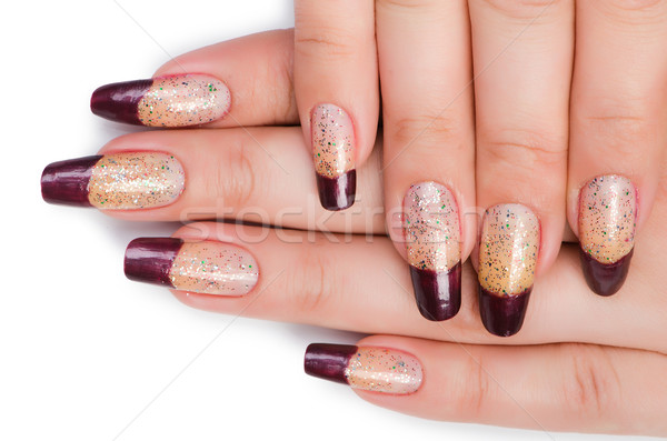 Fashion concept with nail art Stock photo © Elnur