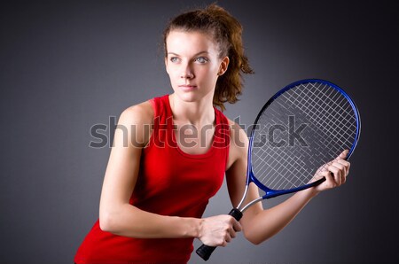 Foto stock: Mujer · ventilador · baile · música · sexy · danza