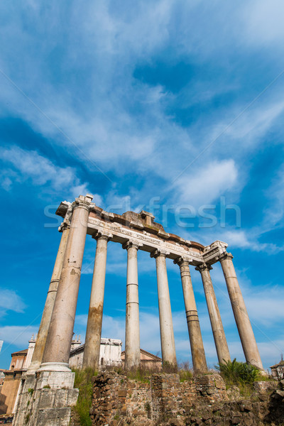 Eski Roma parlak yaz gün Bina Stok fotoğraf © Elnur