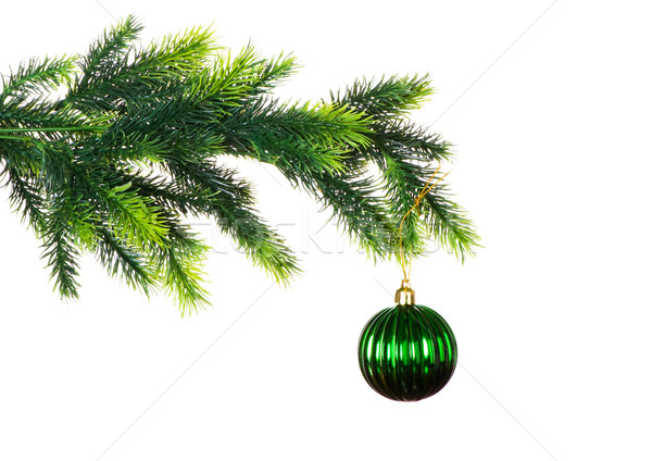 Stock photo: Christmas decoration isolated on the white