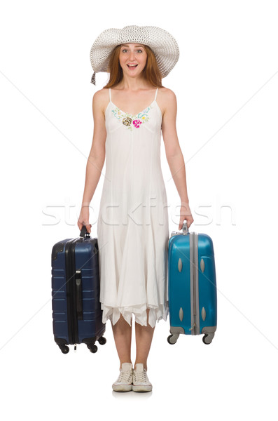 女子 旅行 白 女孩 快樂 時尚 商業照片 © Elnur