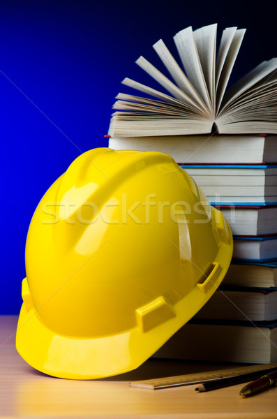 Concept of industrial education with hard hat Stock photo © Elnur