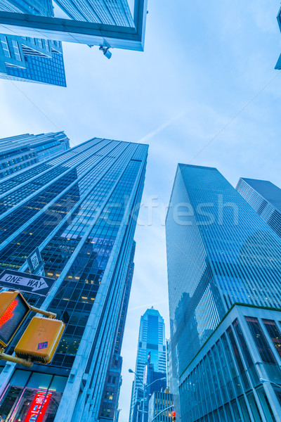 Nowego wieżowce ulicy poziom biuro miasta Zdjęcia stock © Elnur