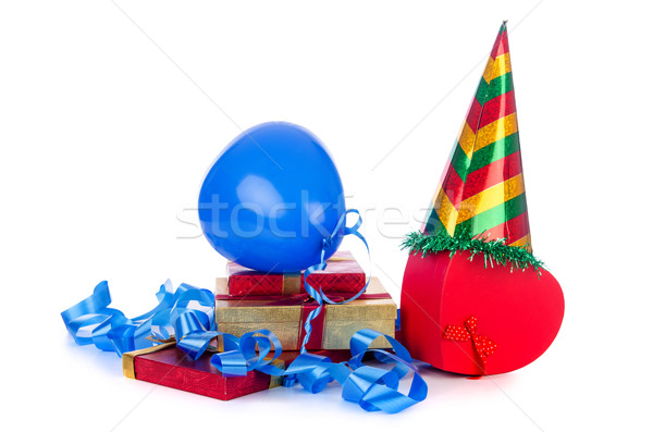 Party items on the white Stock photo © Elnur