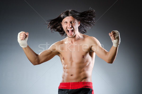 Arte martiale expert pregătire mână corp fitness Imagine de stoc © Elnur