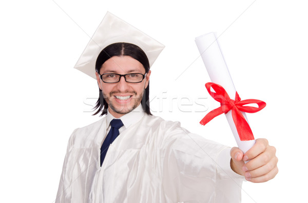 Jovem masculino estudante escola secundária branco educação Foto stock © Elnur