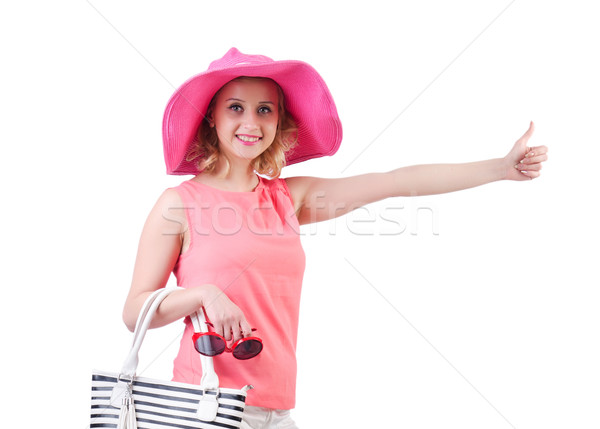 Woman with bag in fashion concept Stock photo © Elnur