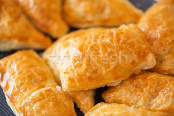 Patties stuffed with meat in the plate Stock photo © Elnur
